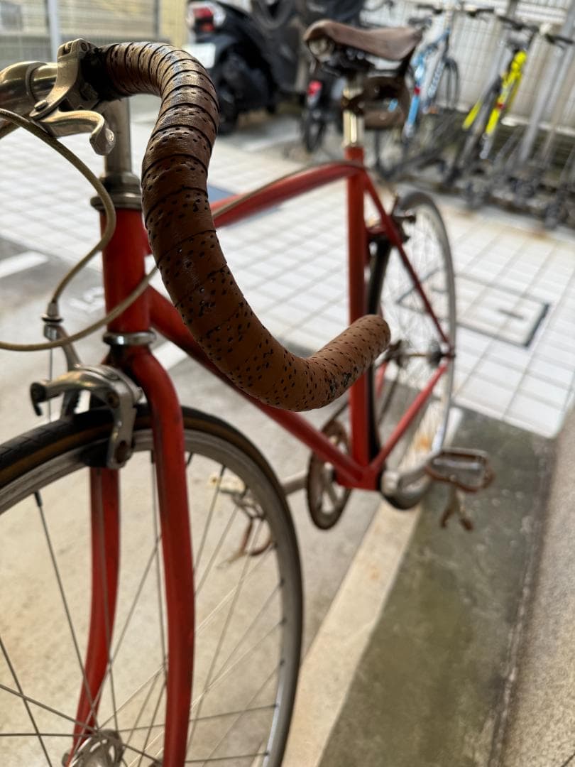 k*m様 オレンジxレザー ピストバイク(Diners)