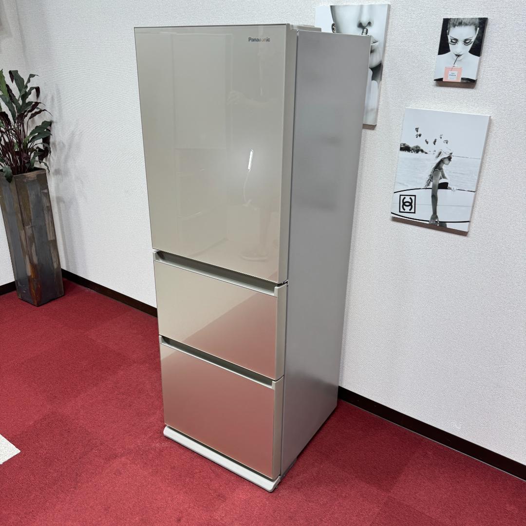 東京23区送料無料　美品パナソニック3ドア冷蔵庫2022年製335L　洗浄済み