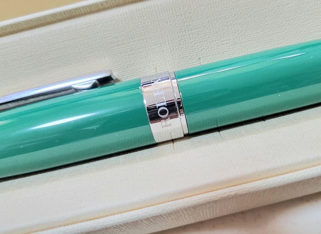 ロレックス　グリーン キャップボールペン　カフスセット　箱付き　新品