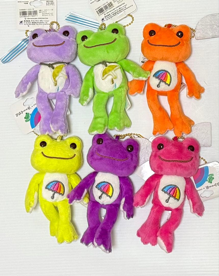 かえるのピクルス　マスコット　6点セット⑥未使用品