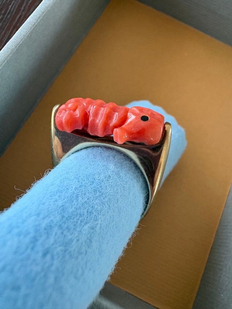 ALIITA タツノオトシゴ　コーラルリング15号