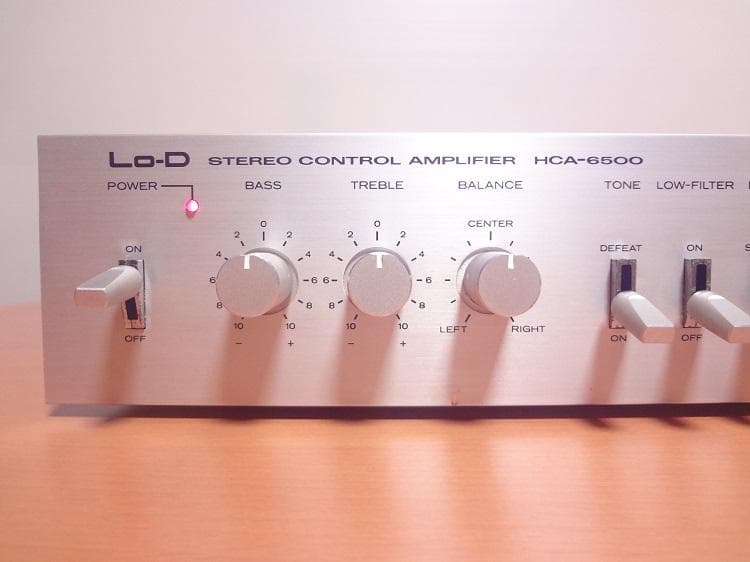 Lo-D HCA-6500 コントロールアンプ プリアンプ 1979年製 美品