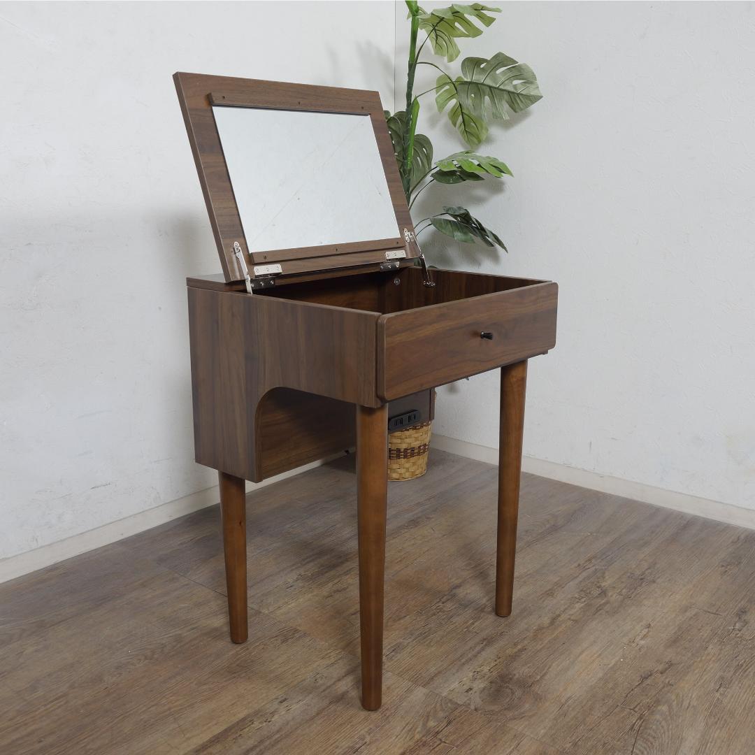 【新品・未使用】　北欧調　　ドレッサー＆チェアー　デスク　2WAY