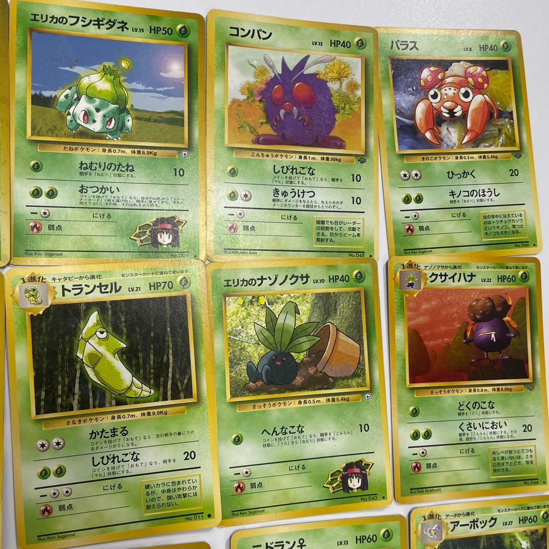 エリカのラフレシア　フシギダネ　ナゾノクサ　コンパン　クサイハナ　アーボック旧裏