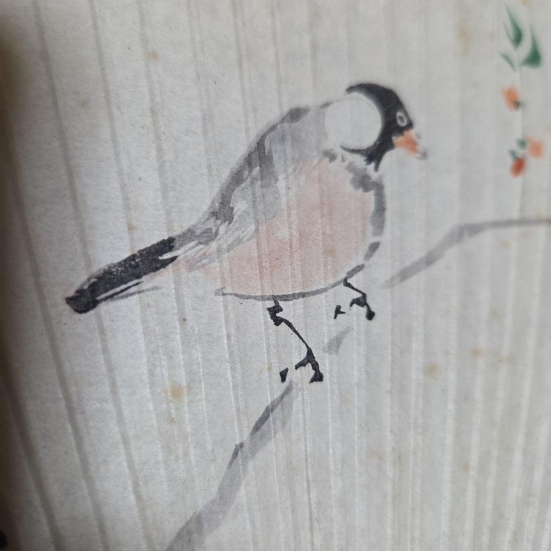 逸品 レトロな日本画うちわ