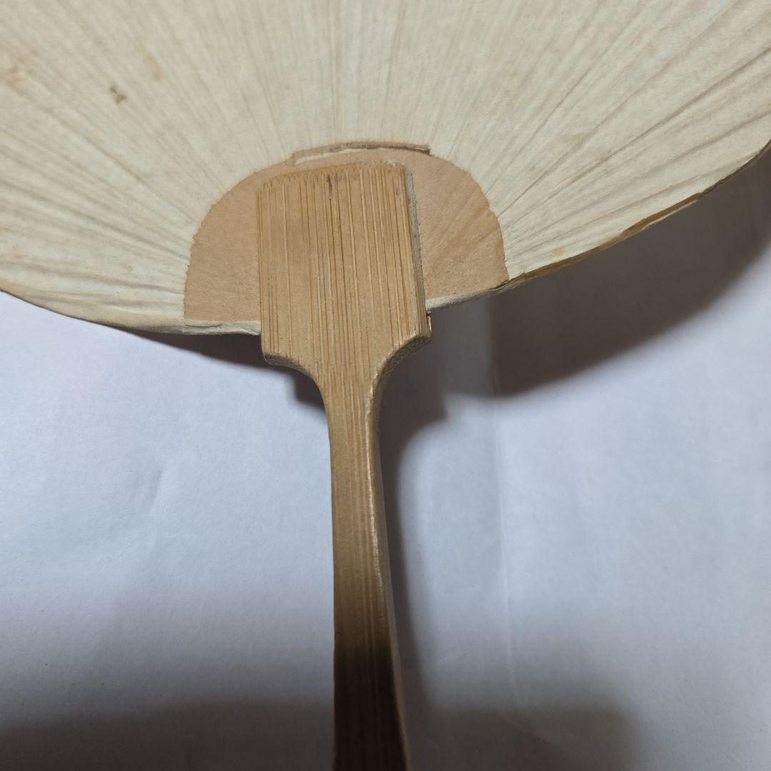 逸品 レトロな日本画うちわ