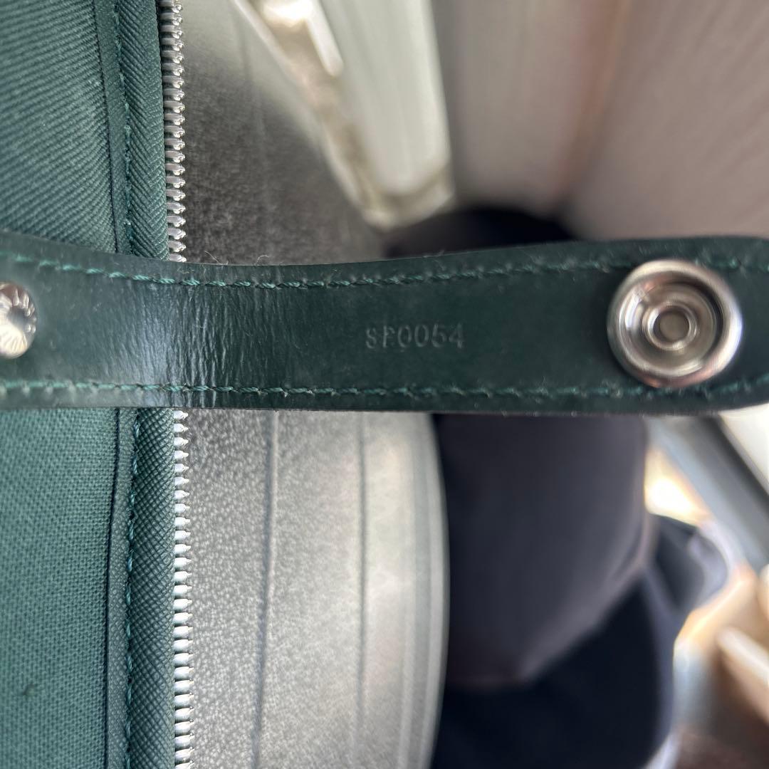 ルイビィトン　グリーン　旅行カート