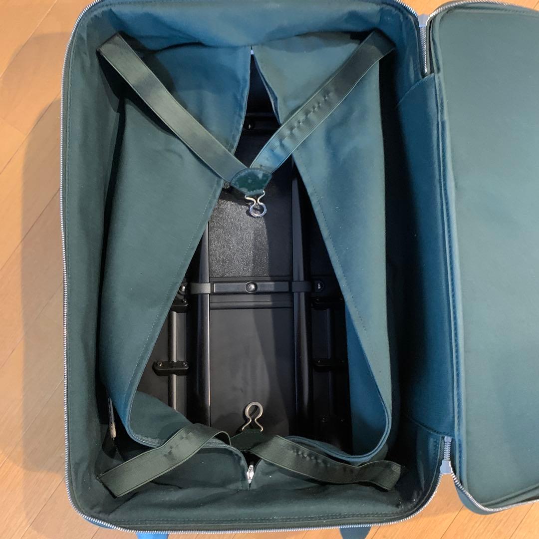 ルイビィトン　グリーン　旅行カート