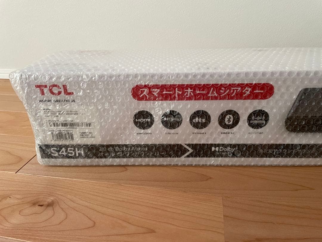 【PT】TCL サウンドバー S45H