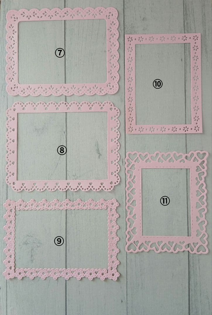 ダイカット　フレーム　オーダーページ