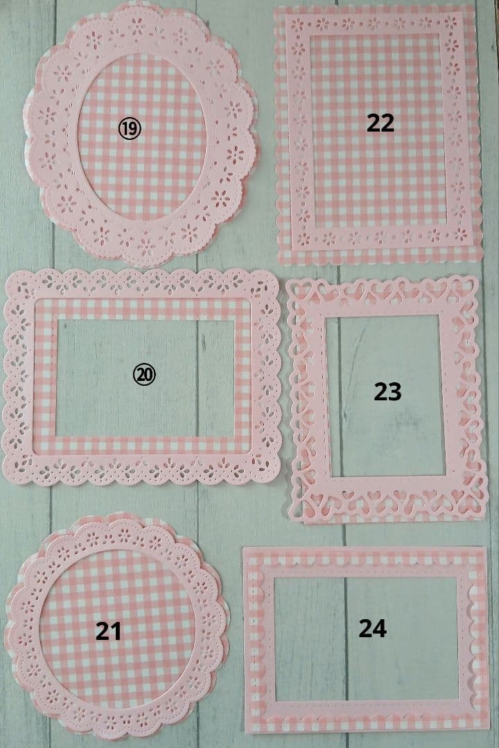 ダイカット　フレーム　オーダーページ