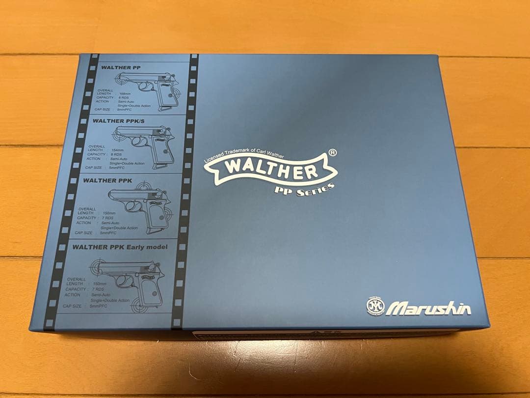 マルシン ワルサー PPK モデルガン WディープブラックABS 完成品セット