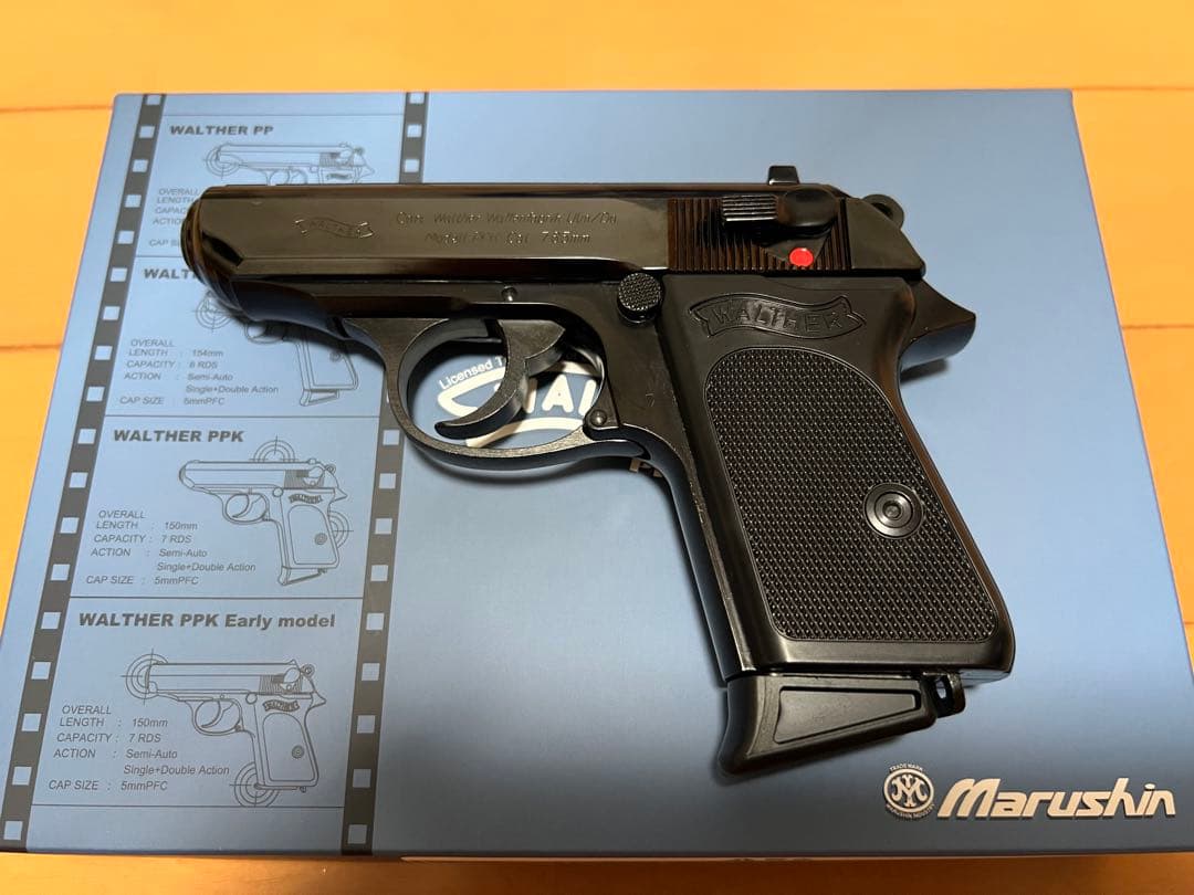 マルシン ワルサー PPK モデルガン WディープブラックABS 完成品セット