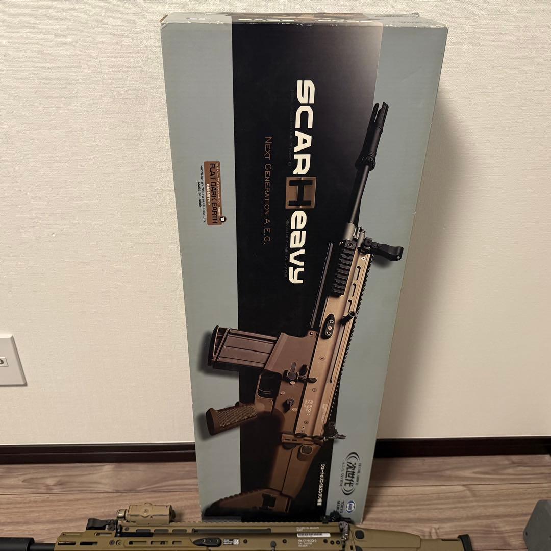 【初心者】東京マルイ　次世代SCAR-H FDE 付属品　複数カスタムパーツ付