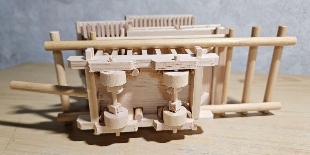 だんじり　ミニだんじり　地車　尼崎型　ハンドメイド　木製　ミニチュア