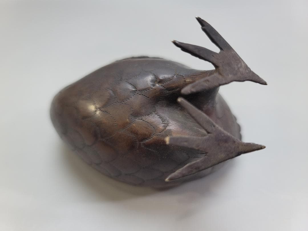 古銅 鶉 時代 香炉 DT511