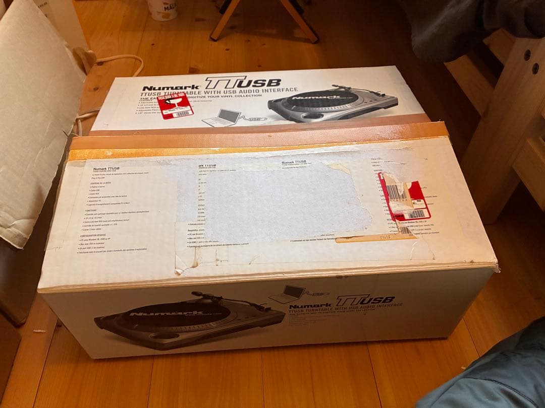 中古美品Numark TTUSB レコードプレーヤー　レコードをデジタル化