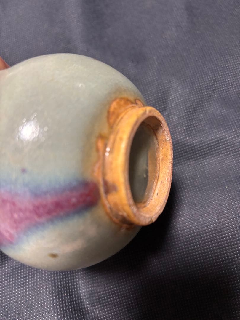 中国古美術品　鈞窯　茶壺　执壺