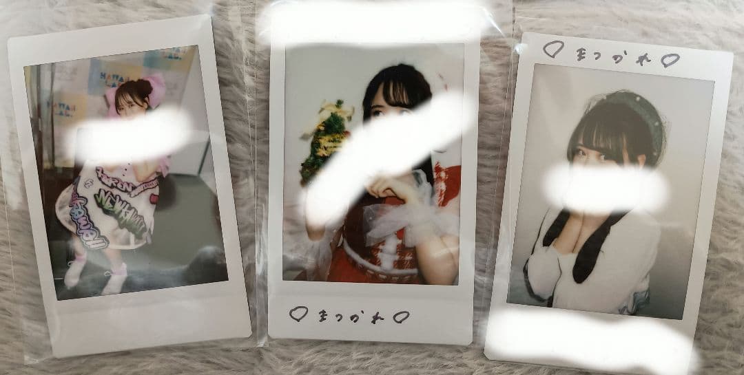 FRUITSZIPPER 松本かれん チェキ3枚セット(内2枚サイン入り)