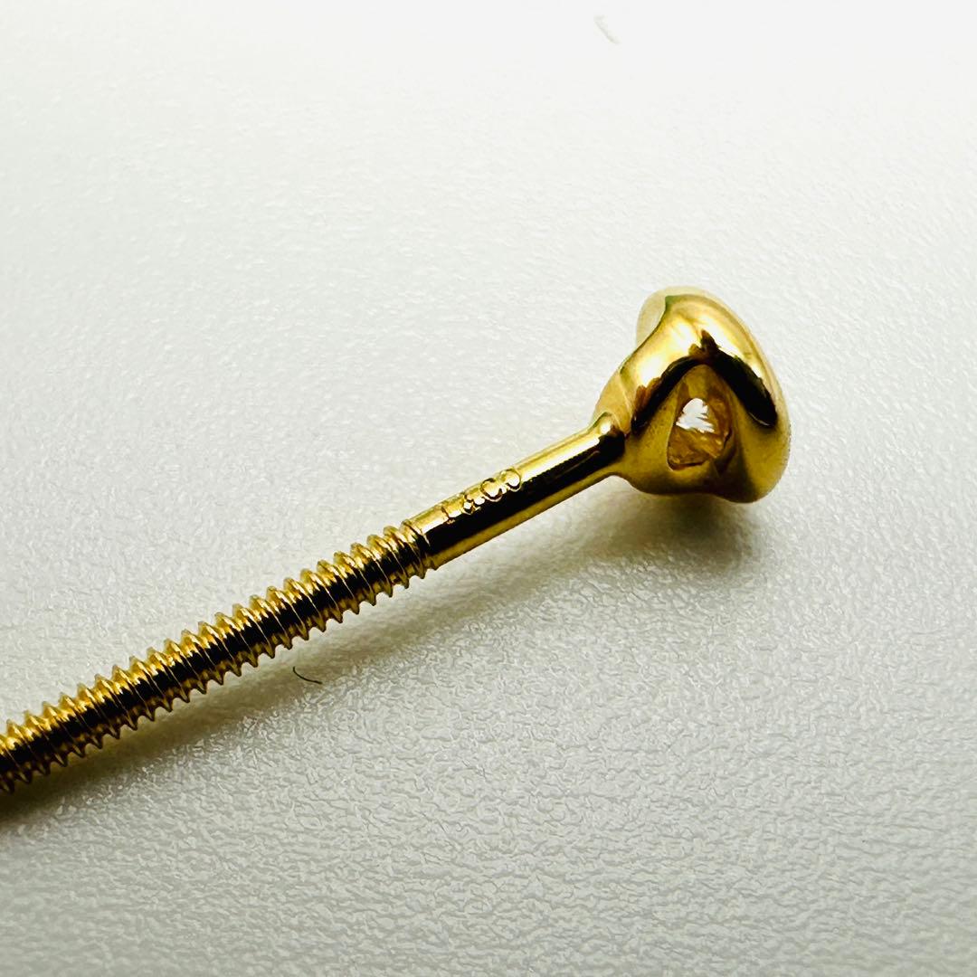 Tiffany バイザヤード　ゴールド　ピアス　Au750 スクリュー式キャッチ