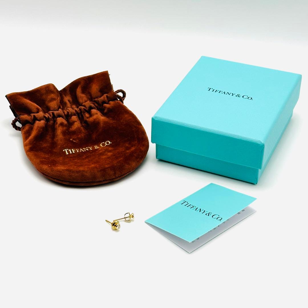 Tiffany バイザヤード　ゴールド　ピアス　Au750 スクリュー式キャッチ