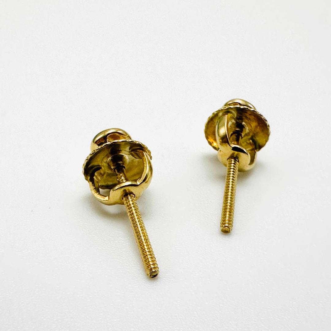 Tiffany バイザヤード　ゴールド　ピアス　Au750 スクリュー式キャッチ