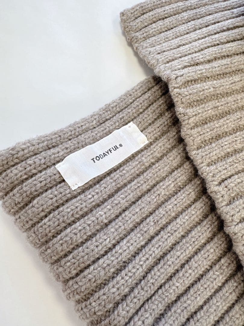 ＾＾☺︎ さま専用 TODAYFUL ウールリブストール