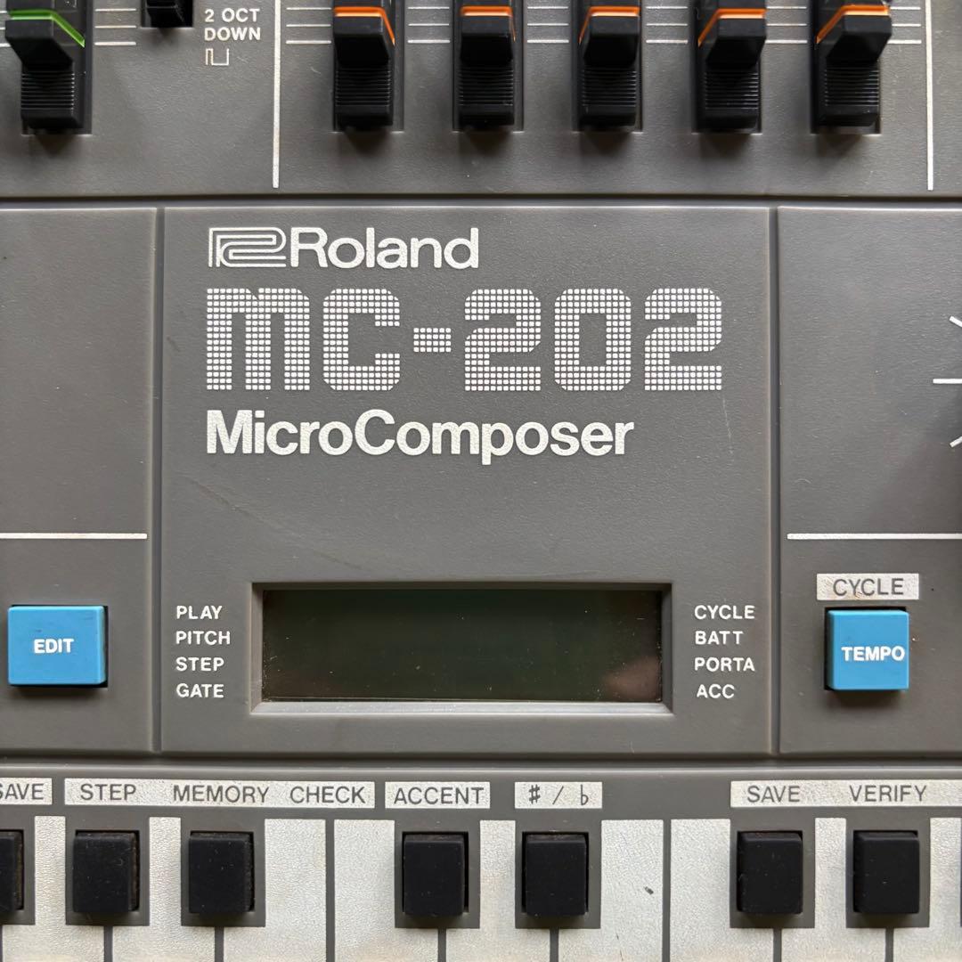 Roland MC-202 Micro Composer 取説・箱付