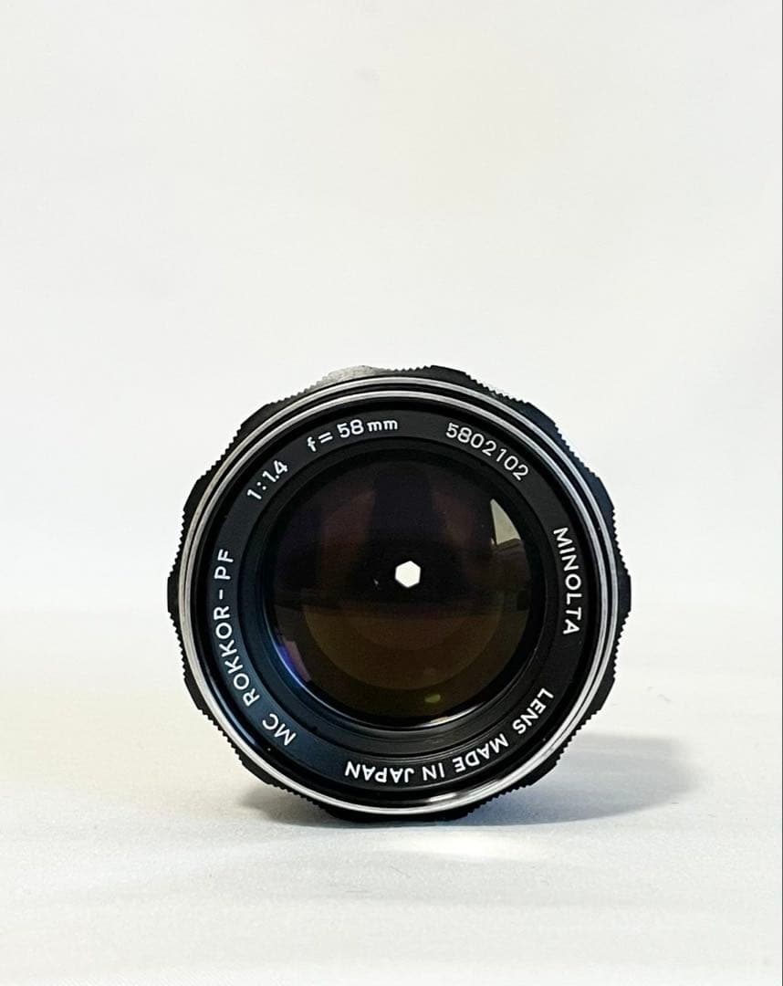 【完動品】MINOLTA MC ROKKOR-PF 58mm f1.4
