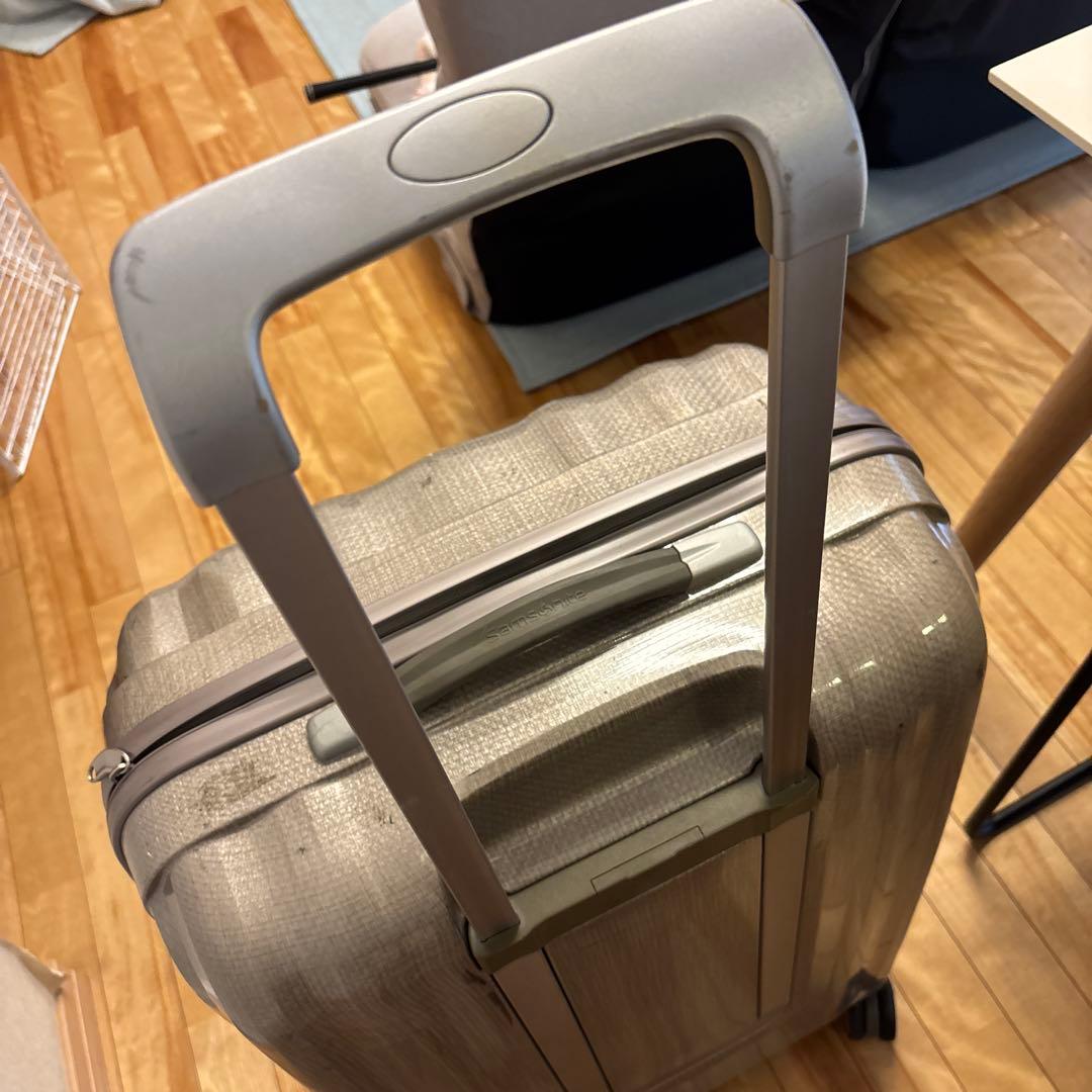 ASA、Samsonite シルバーキャリーケース 中型