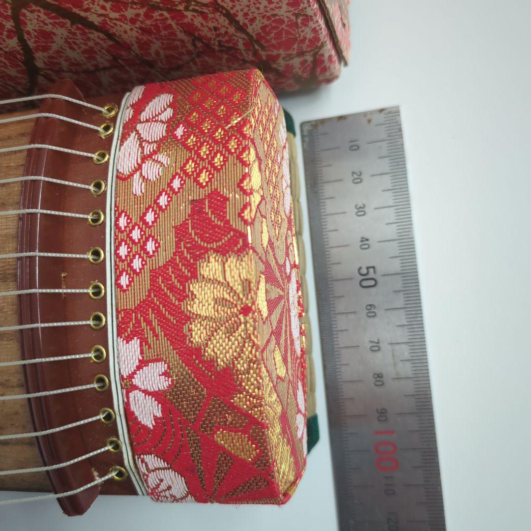 琴★ミニ琴★演奏可能★伝統的★ピック付き★箱付き★自宅保管品