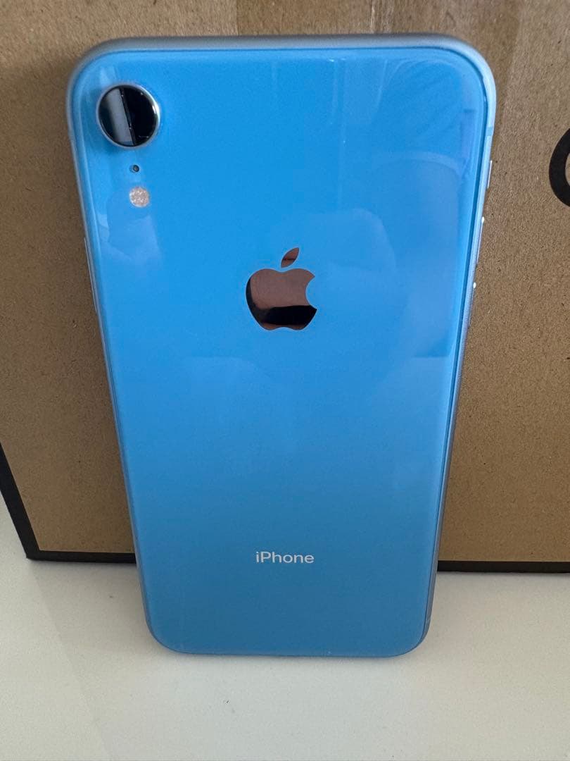 【美品】Apple iPhone XR ブルー 256GB 本体