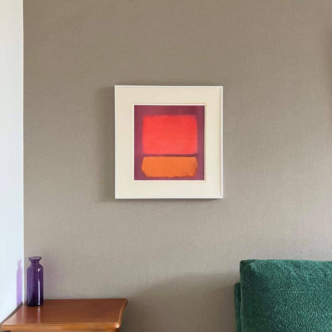 ②額装 マーク・ロスコ 「Untitled,1962」シルクスクリーン 1990