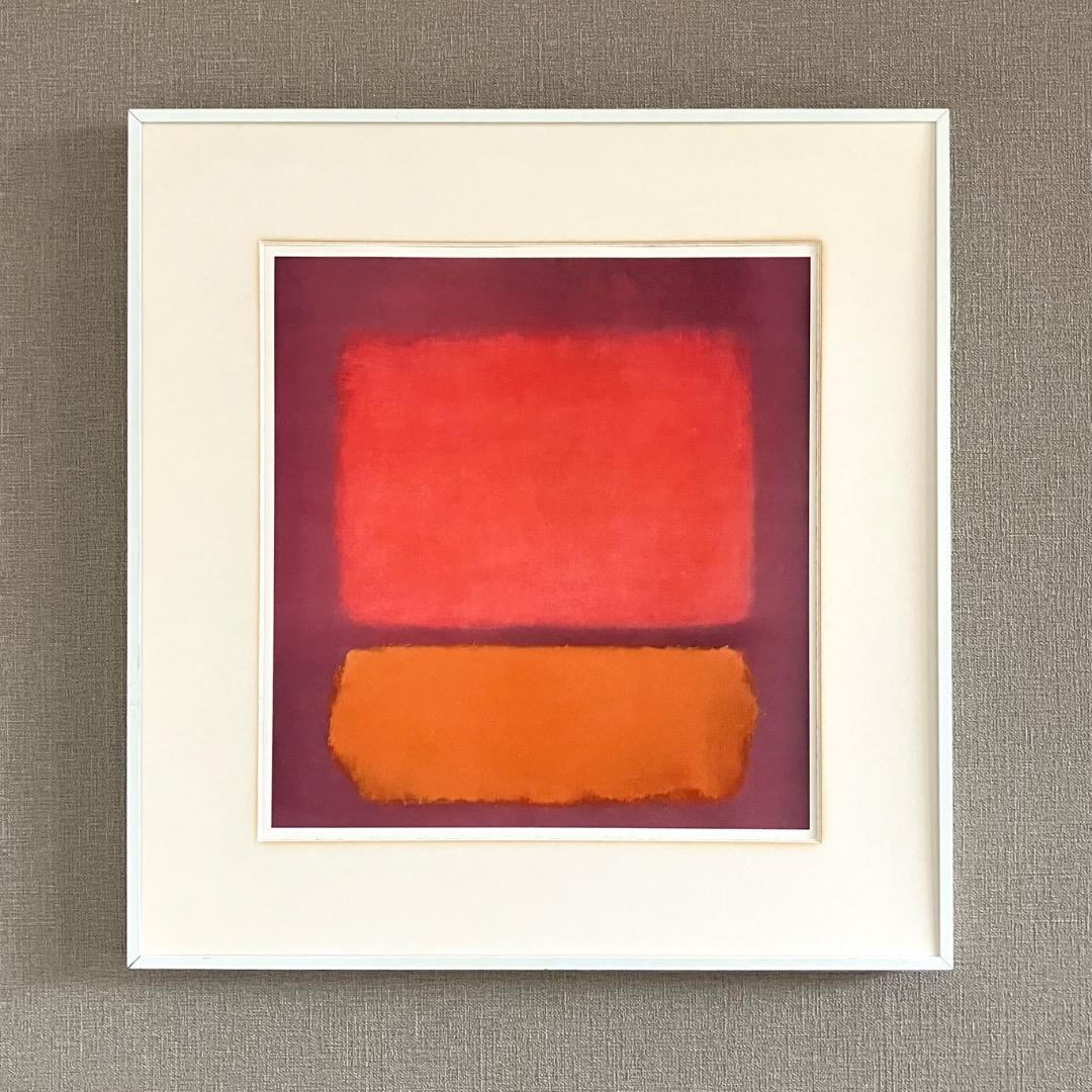 ②額装 マーク・ロスコ 「Untitled,1962」シルクスクリーン 1990