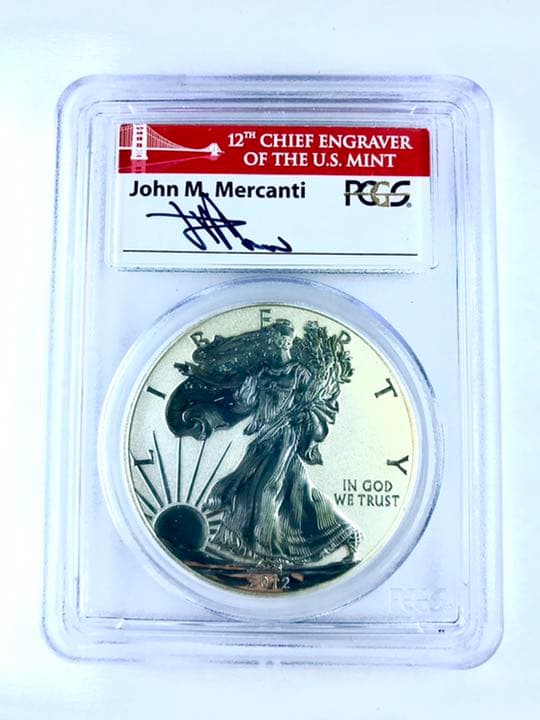 【PCGS最高鑑定】2012 イーグル銀貨