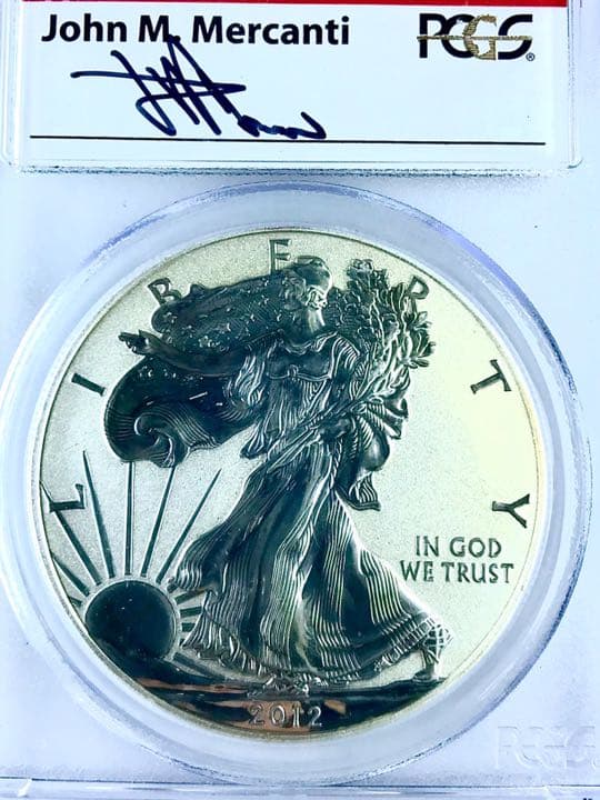 【PCGS最高鑑定】2012 イーグル銀貨