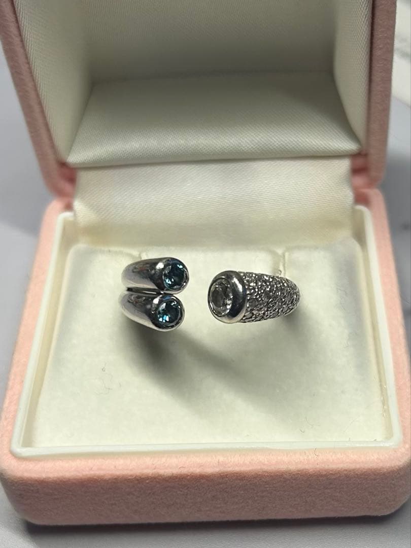 プラチナダイヤモンドリング　13.5号