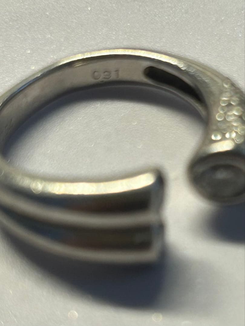 プラチナダイヤモンドリング　13.5号