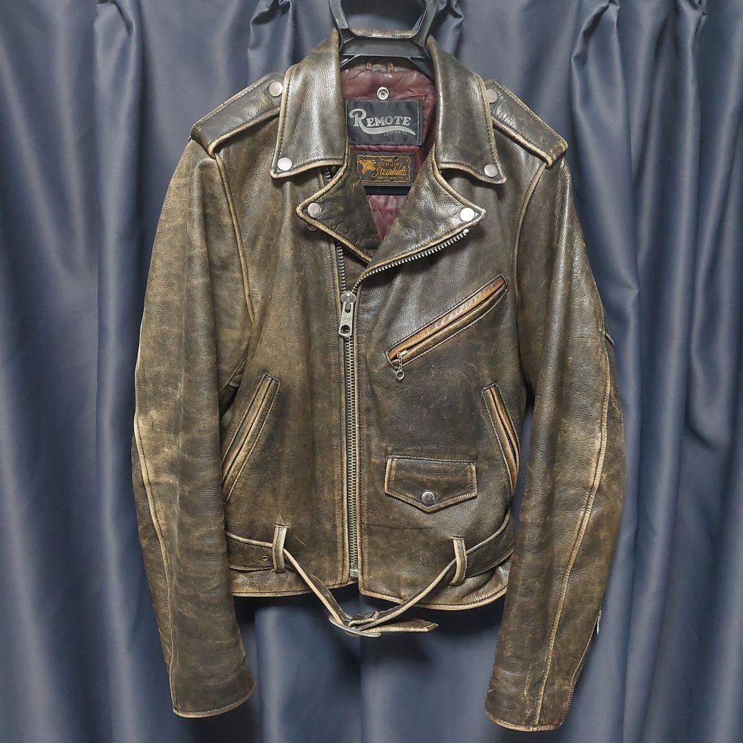 【REMOTE】 本革ライダースジャケット