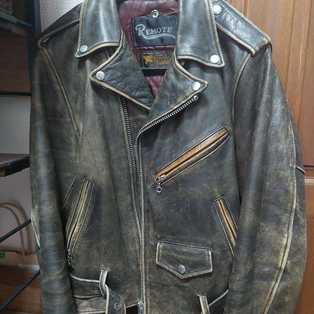 【REMOTE】 本革ライダースジャケット