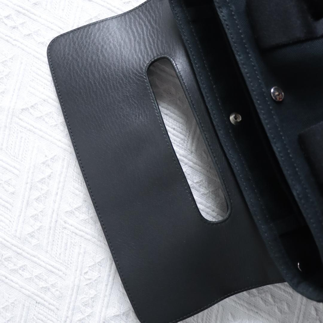 超希少！エルメス　ヴァルパライソ　ロングPM　ハンドバッグ　ブラック　ポーチ付き