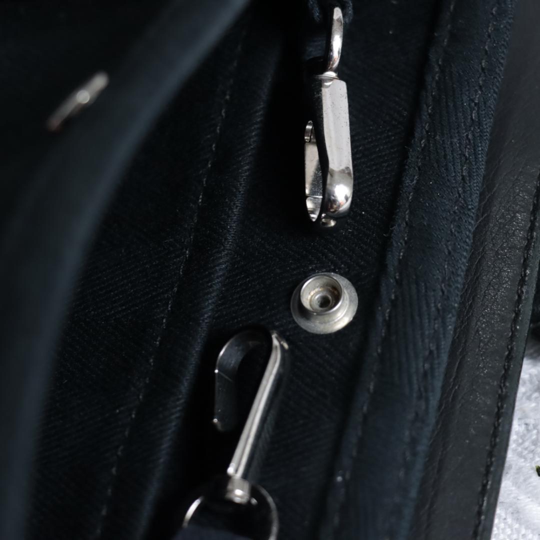 超希少！エルメス　ヴァルパライソ　ロングPM　ハンドバッグ　ブラック　ポーチ付き