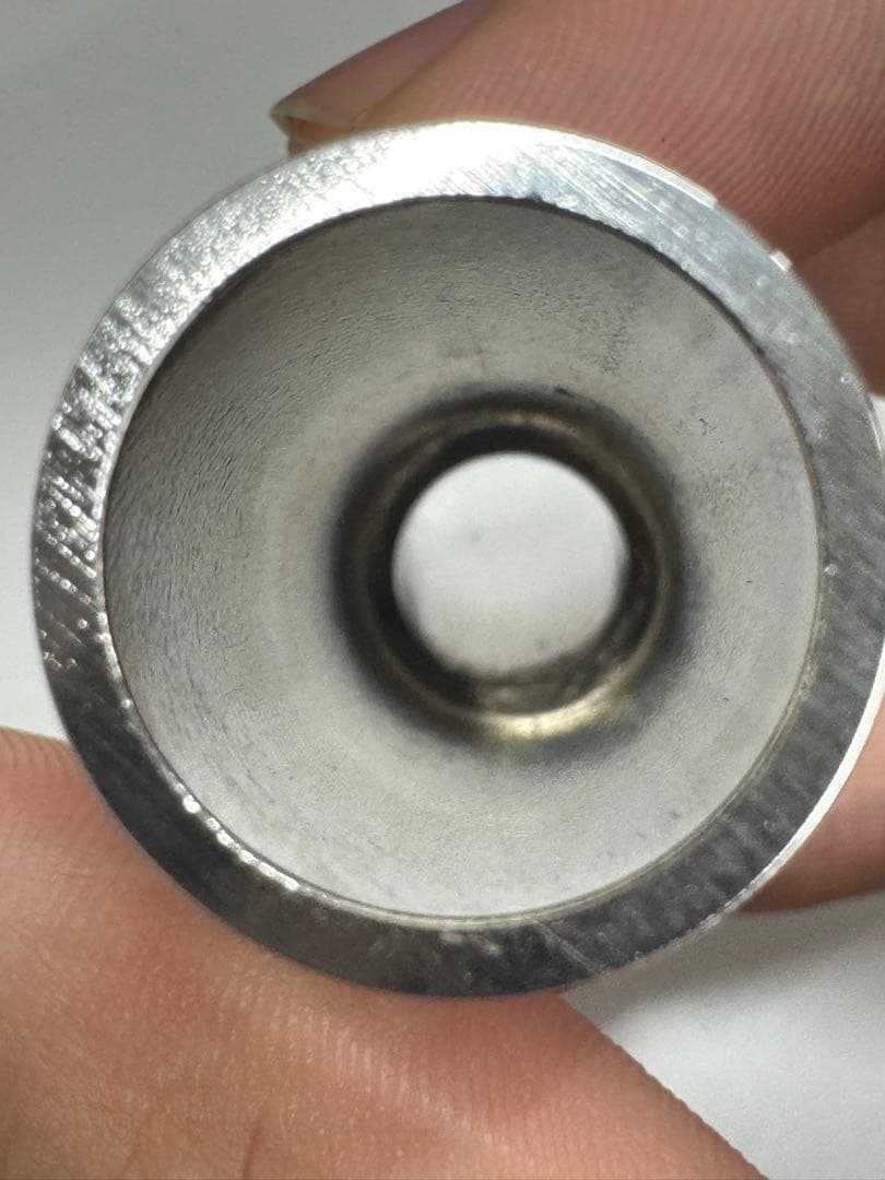 真鍮製ロジウムメッキ仕上げ クラシック系マウスピース（アルトサックス用）