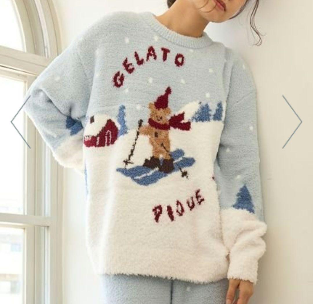 gelato pique【HOLIDAY】スキーベアジャガードプルオーバー