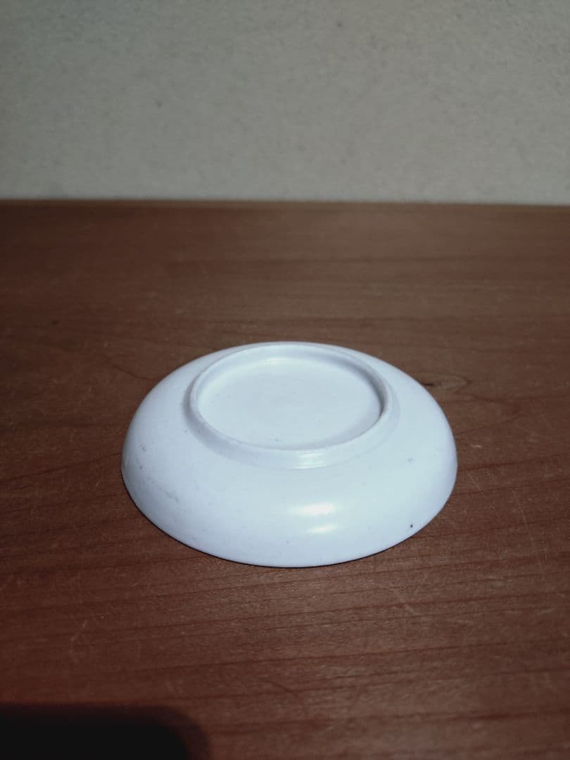 古伊万里 染付 青海波 帆船紋 豆皿 手塩皿