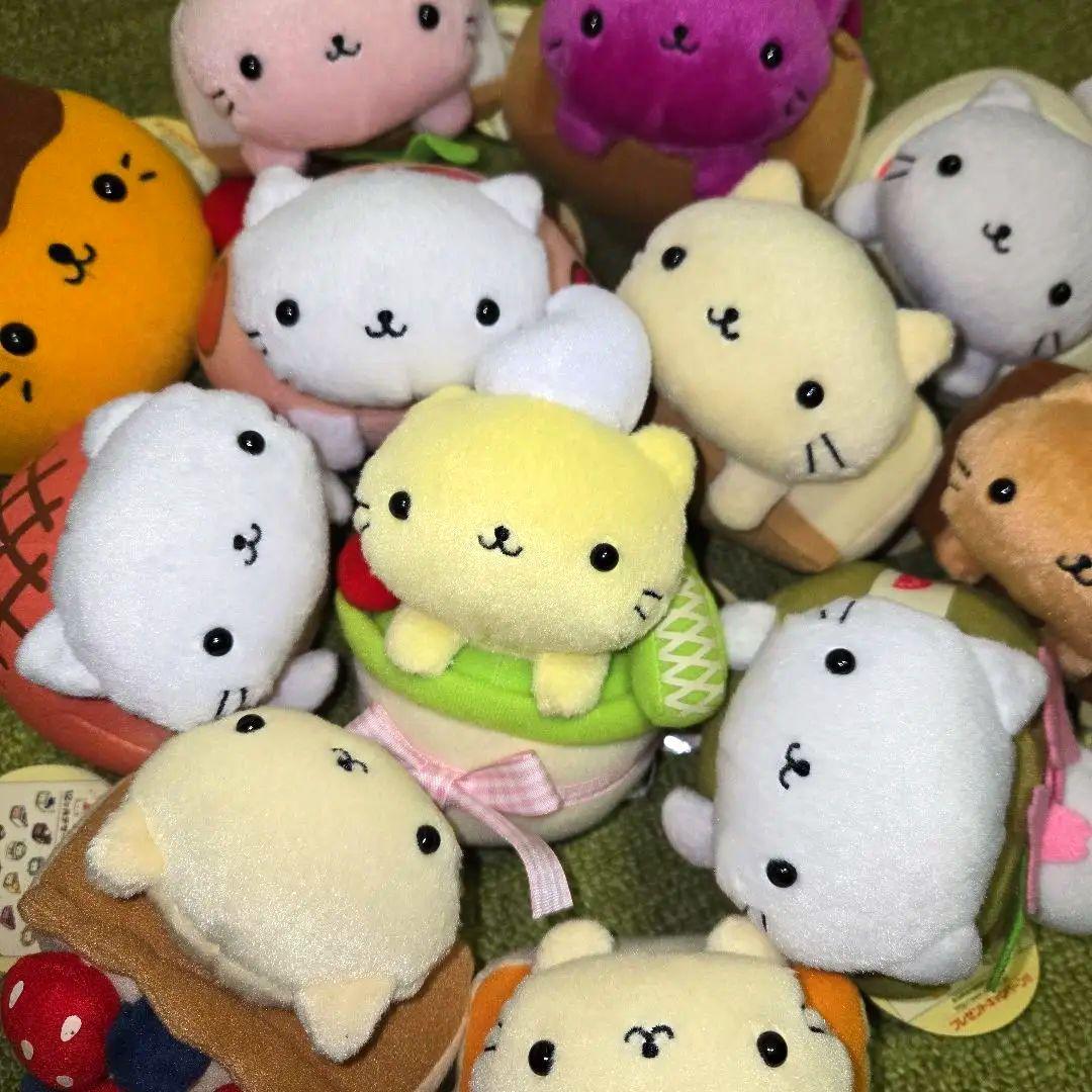 新品☆にゃんにゃんにゃんこ にゃんこパーティー ぬいぐるみ 12ヶ月 ⑫点