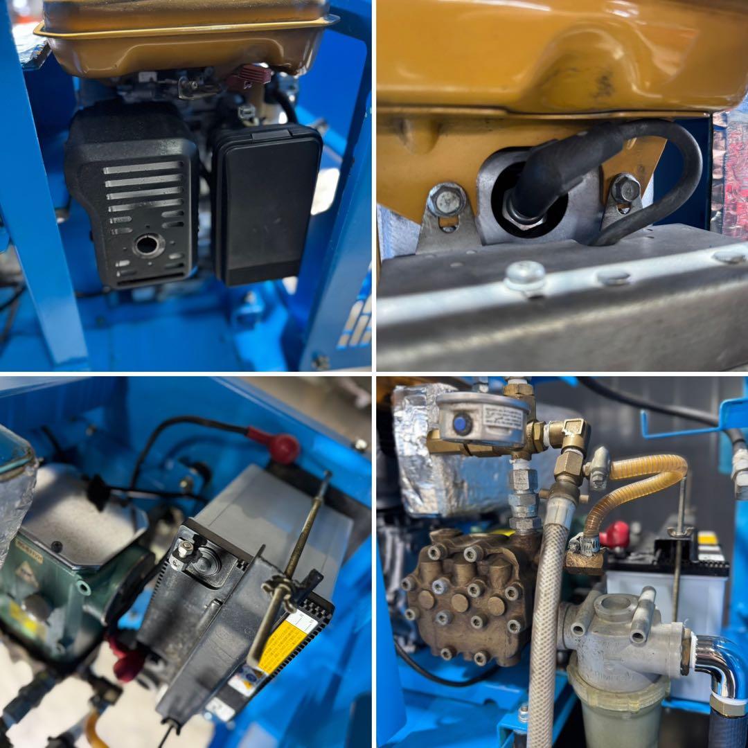 高圧洗浄機 ツルミポンプ ガソリンエンジン ジェット 鶴見 洗浄機 建設機械