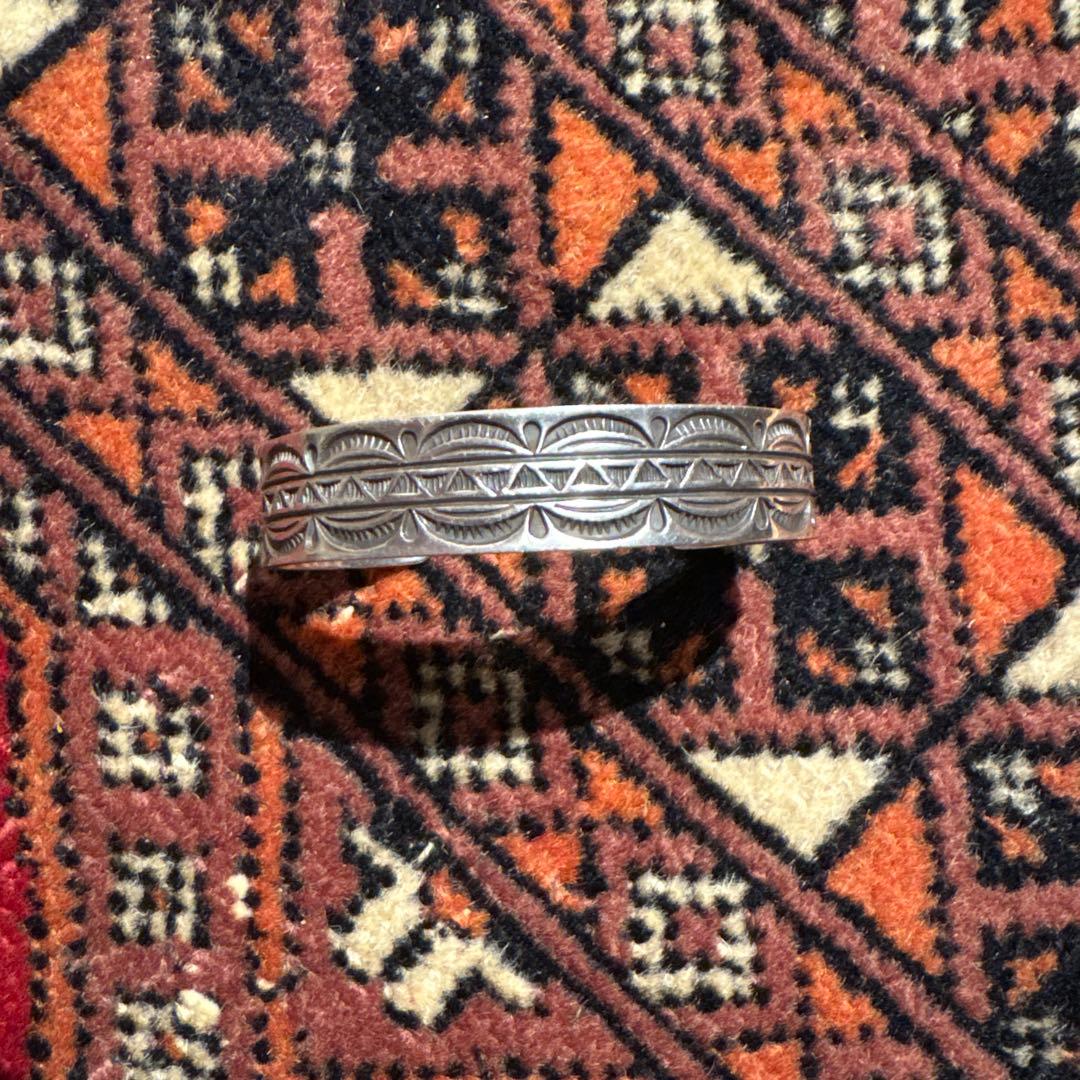 インディアン　バングル　ナバホ族　Indian navajo シルバー925