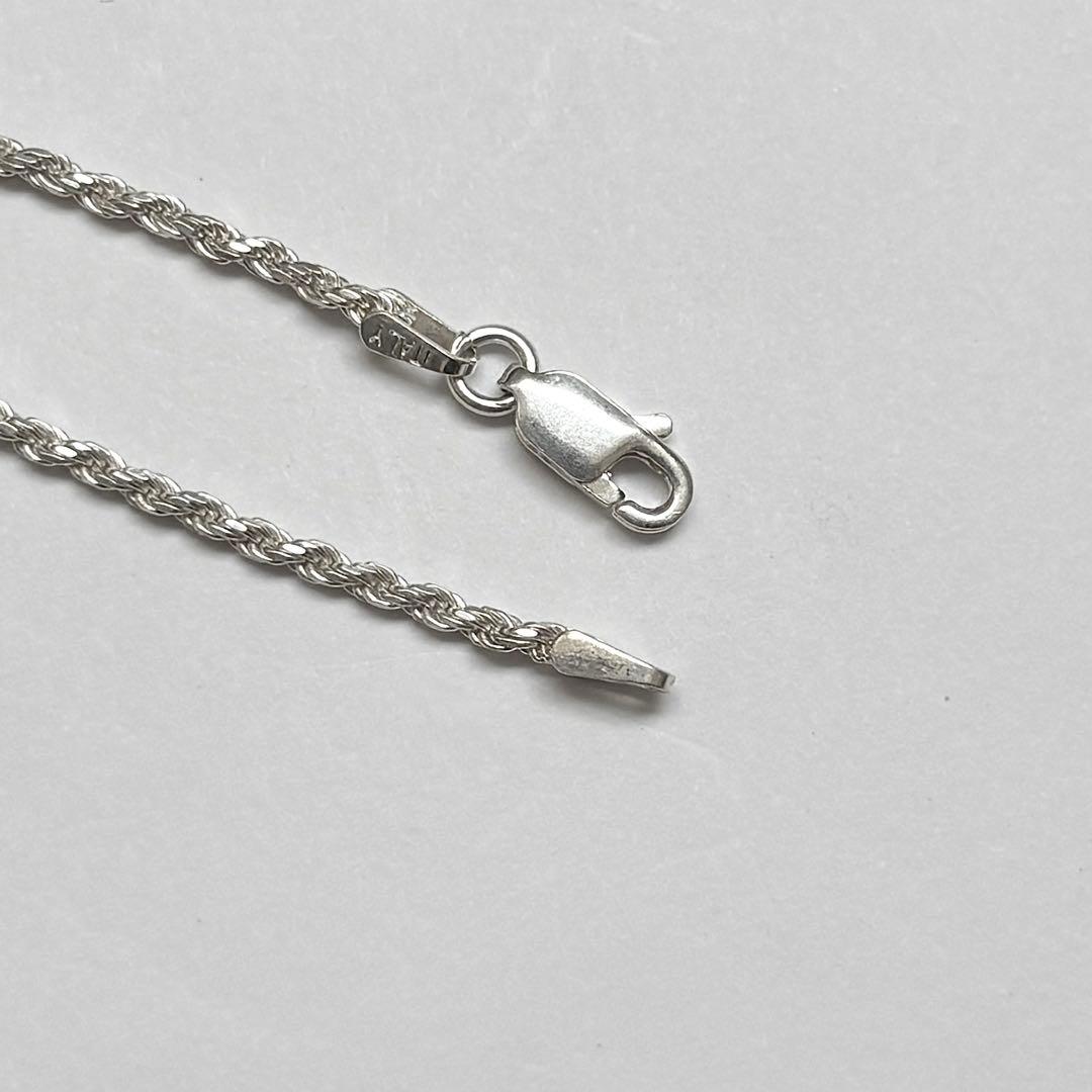 イタリア製 ヴィンテージ シルバー925 ツイストロープブレスレット