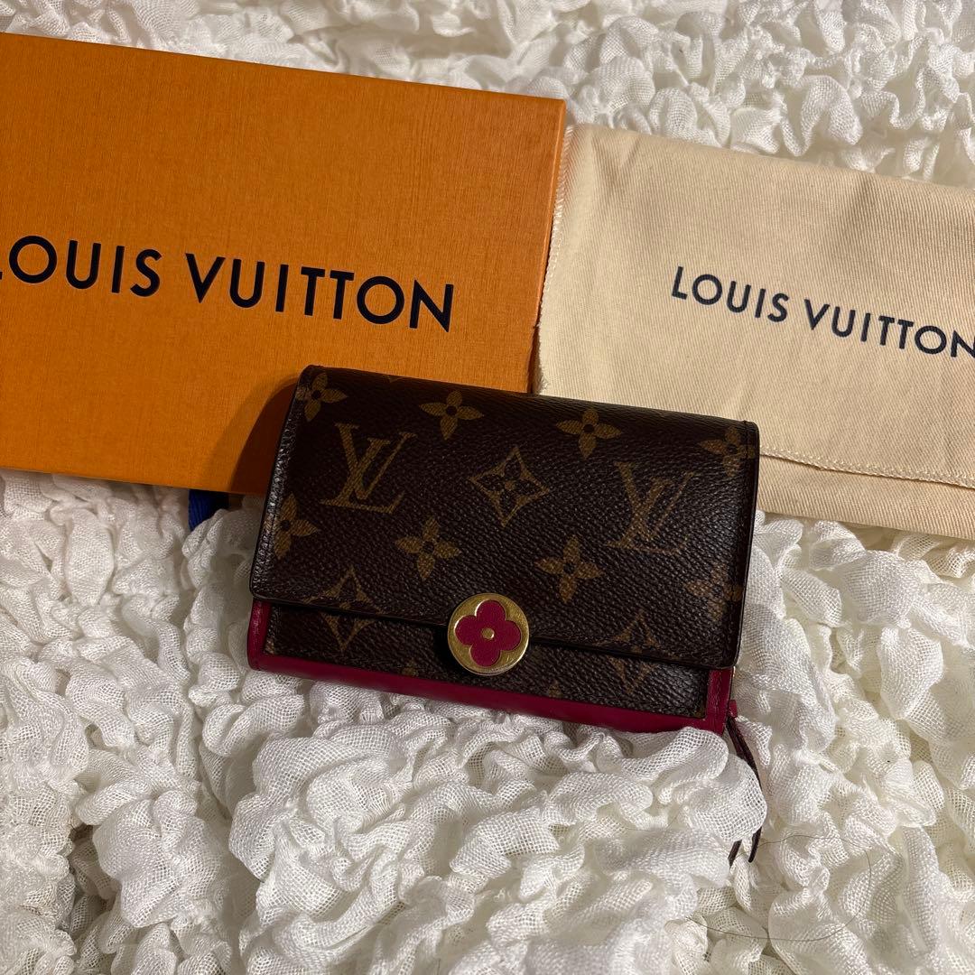 ＊ルイ・ヴィトン財布 モノグラム ポルトフォイユフロール